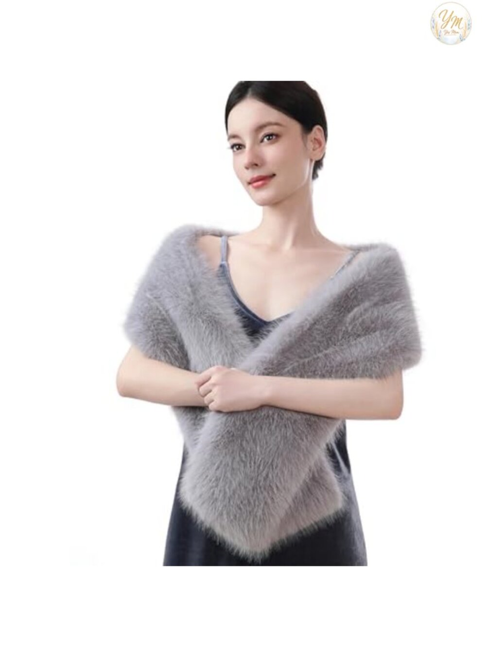 Faux Fur Scarf Wrap Collar Shawl Shrug Winter Warm